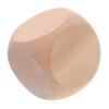 BCOATH Sided Wooden Dice Blank for DIY Crafts and Board Games Sturdy Wood Blocks for Party Supplies and Roleplaying Adventures Multipurpose Oversized Cube for Game Use view 1