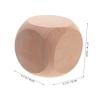 BCOATH Sided Wooden Dice Blank for DIY Crafts and Board Games Sturdy Wood Blocks for Party Supplies and Roleplaying Adventures Multipurpose Oversized Cube for Game Use view 2