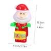 COOLHIYA 3pcs Wind-up Santa Claus Drumming Playthings for Festive Holiday Fun Interactive Santa Random Color view 2