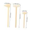 WHAMVOX 15pcs Mini Wooden Hammers for Wood Mallets with Ergonomic Handles Safe Natural Material Portable DIY Play Tool for Boys and Birthday view 2