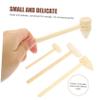 WHAMVOX 15pcs Mini Wooden Hammers for Wood Mallets with Ergonomic Handles Safe Natural Material Portable DIY Play Tool for Boys and Birthday view 3