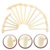 KOMBIUDA 15pcs Wooden Hammer Mini Mallets for Natural Wood Educational Plaything for Interaction and Home Decoration view 3