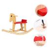 BCOATH Wooden Miniature Rocking Chair for Rocking Animal Hobbyhorse Birthday Gift for Young view 3