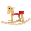 KONTONTY Wooden Rocking Horse Chair for Comfortable Riding Educational Rocker Gift for Birthday Shower view 1