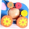 HAKIDZEL Elephant Pulling Cart Cartoon Animal Design Boy Push Along Walker for Developing Practical Skills and Sense of Direction Interactive Fun view 3