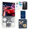 MYCHA R36MAX Retro Handheld Game Console Holiday Set with Accessory Kit - 4 Inch HD Screen, 128GB 21000 Classic Games, Portable Gaming for Adults (Translucent Set) view 1