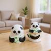 COHEALI 10 Layers Cartoon Panda Russian Nesting Dolls Wooden Nesting Toys for Kids Home Decoration 4.33 Inch Collectible Craft view 2