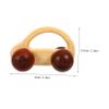 Levemolo Hand Push Car Wooden Smooth Grip Lightweight Push Car for Newborns Montessori Grasping Educational Plaything with Rounded Edges Safe for Development view 2