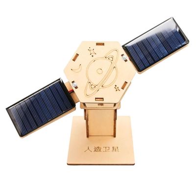 Levemolo Solar Powered Satellite Assembly Kit Educational Stem Science for DIY Model Building Birthday