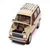 1987 Voyager Van Light Cream and Golden Bronze Metallic 2-Tone Mighty Minivans Series 1/64 Diecast Model Car by Auto World 64512-AWSP197B view 1