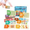 Alphabet Paper Cards - Numbers Letters Matching Paper Cards | Educational Toy Logical Thinking Early Learning for Boys Girls Children 1.56 Years Old Toddler view 1