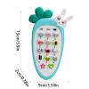 Cute Carrot Toy with Light and Music - Baby Phone, Educational Infant Toy for Early Development | Interactive Sound Learning Toyz for Boys, Girls, Todlers, Newborns, 6 Months+, Gift for Birthday view 4