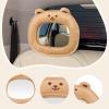 FytStycale Baby Car Mirror Shatterproof Cute Premium Portable for Infant Easy to Install Automotive Accessories Clear View, Bear view 3