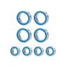 Compatible with Traxxas for E-Revo for Slash for Rally for Summit 1/16 RC Car Parts Accessories 8PCS Rubber Sealed Ball Bearing Kit RC Upgrade Spare view 1