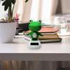 Frog - Cute Frog Car Solar Decoration, Shaking Head Dashboard Decor, Wiggling Fun Toy, Solar-Powered Movement, Dashboard Ornament, Car Accessories for Display 2.36x2.36 Inches view 3