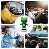 Frog - Cute Frog Car Solar Decoration, Shaking Head Dashboard Decor, Wiggling Fun Toy, Solar-Powered Movement, Dashboard Ornament, Car Accessories for Display 2.36x2.36 Inches view 4
