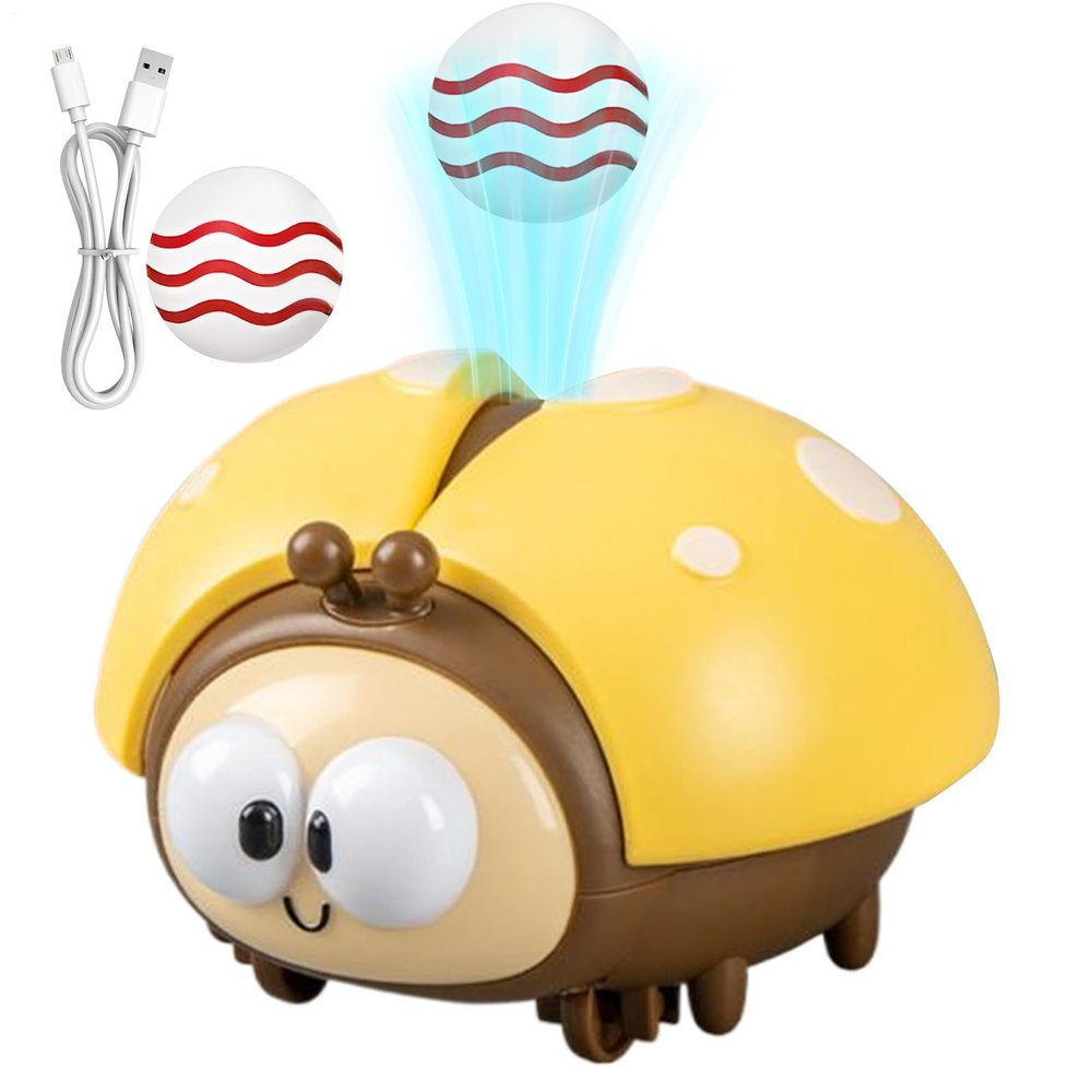 Electric Floating Ball Toy - Ladybug Educational Set, USB Charging Interactive Learning Kit, Early Educational Play Tool | Preschool Playroom Activity, Classroom Tutoring Gift, Travel Birthday