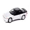 1991 Eagle Talon TSi Bright White with Black Top Modern Muscle Series 1/64 Diecast Model Car by Auto World 64512-AWSP196A view 2