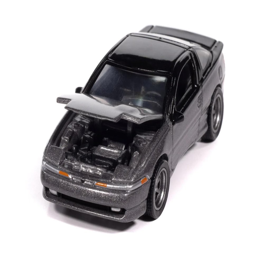 1991 Eagle Talon TSi Medium Quartz Metallic with Black Top Modern Muscle Series 1/64 Diecast Model Car by Auto World 64512-AWSP196B