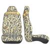 BLWSLC Labyrinth Treasure Map Printed Car Seat Covers - 2 Pack, Bus, Ferry Seat Covers, Protect Car, SUV, Truck, Van, Car Seat Covers, view 3