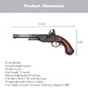 14" Collectible Foam Pirate Flintlock Replica | Historical Cosplay Prop, Safe Pirate Costume Accessory & Display Dcor view 2