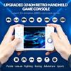 Upgraded XF40H Handheld Game Console,Retro Gaming Console Preloaded with Classic Games,4.0 Inch 4K HD IPS Screen,Portable Pocket Video Gaming with Valentine's Card & Premium Gift Box(128Gb Blue) view 3