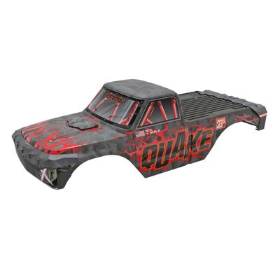 ARRMA Quake Painted Decaled Trimmed Body Set (Red), ARA-2879