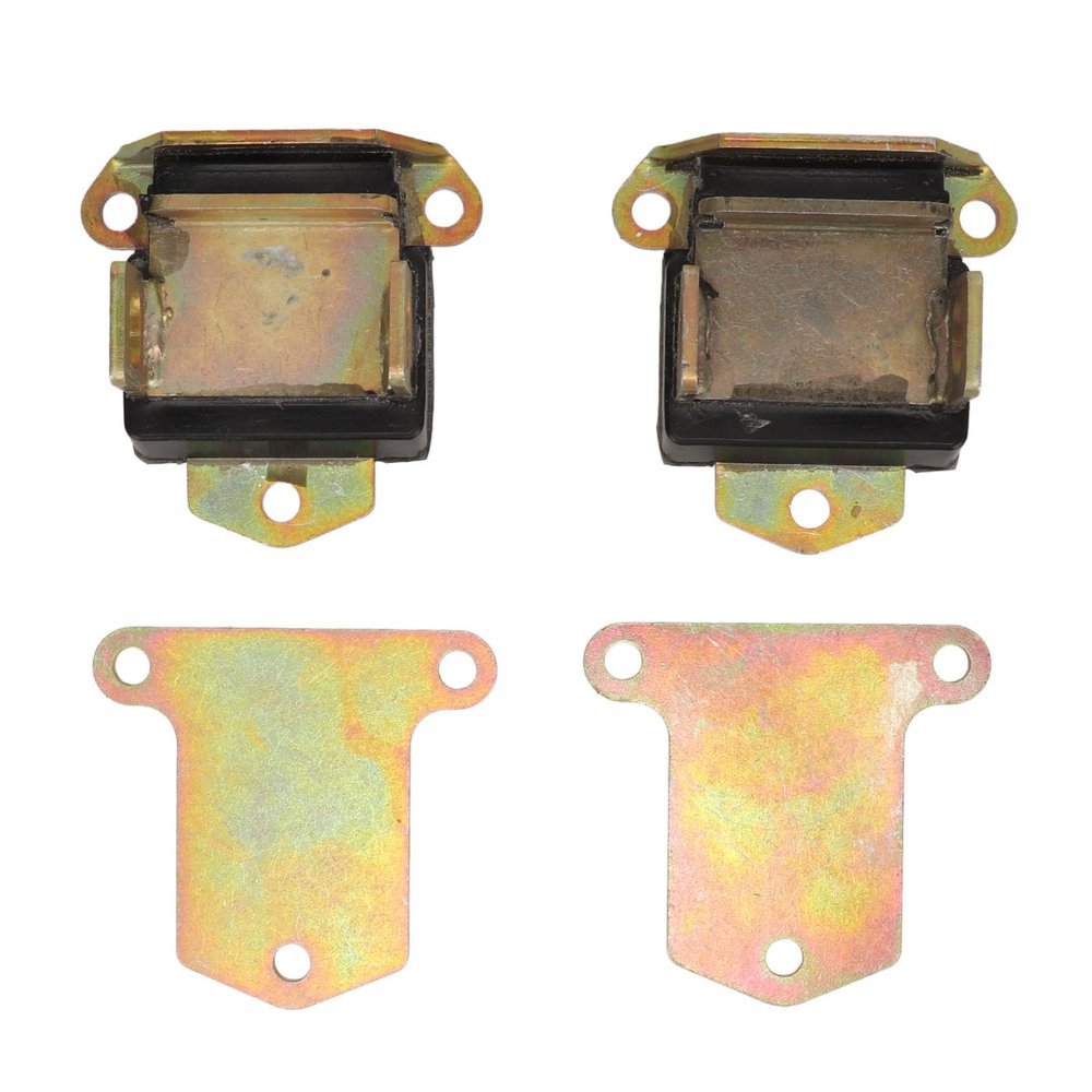 Motor Mounts, Heavy Duty Metal Construction Mounting Bracket, Replacement for 283 305 327 350 383 400 396 427 454 Engines, with Rubber Construction for Vibration and Noise Reduct