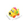 COOLHIYA 3 Pcs Creative Wind Up for Cartoon Animal Clockwork Cars Educational Playthings for Boys and Early Learning Interactive Fun Random Color view 2