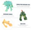 COOLHIYA 6Pcs Educational Dinosaur Realistic Cartoon Animal Figures for Boys Compact Lightweight Pretend Play Models for Geology Enthusiasts and Collection view 3