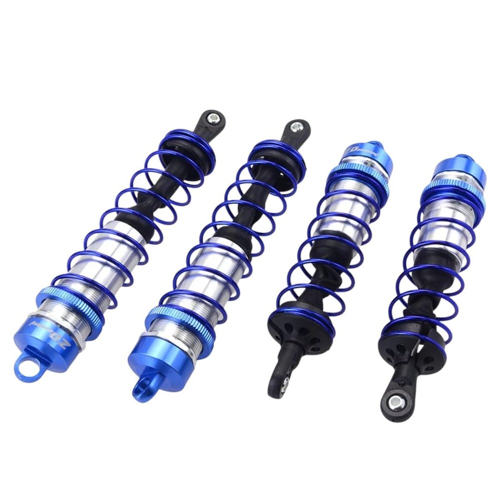 4 Pcs Shock Absorber 120mm Front 140mm Rear Metal Damper Suspension For HiPI TROPHY 107016 1/8 RC Racing Car Truggy ZD Racing Replacement For OEM