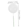 BRIGHTFUFU 108pcs Pearl Ball Cake Toppers DIY Cake Decorating Balls for Wedding Birthday Shower Party Cupcake Insert Decoration view 2