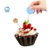 BRIGHTFUFU 108pcs Pearl Ball Cake Toppers DIY Cake Decorating Balls for Wedding Birthday Shower Party Cupcake Insert Decoration view 3