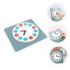 COOLHIYA Wooden Teaching Clock for Montessori Educational Puzzle with Numbers Smooth Wood Learning Tool for Boys Kindergarten view 3