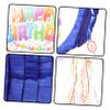 BRIGHTFUFU Birthday Cake Pinata Ornament Paper Hanging Birthday Party Decor for Boys Candy-fillable Safe Celebration Accessory view 3