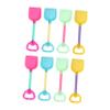 BCOATH 8Pcs Sand Shovels Macaron Colors Wear-Resistant Beach for Backyard Gardening Sandbox Play Accessories view 1