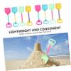 BCOATH 8Pcs Sand Shovels Macaron Colors Wear-Resistant Beach for Backyard Gardening Sandbox Play Accessories view 2