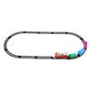 HAKIDZEL Christmas Electric Train Set with Carriages and Tracks Smooth Plastic Rail in Carrying Case Educational and Decorative Holiday view 1