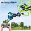 Drones with Camera, TODAMU RC Drone for Adults with Kids, Beginners, Brushless Drones With 4K LCD Screen Remote Control, Soccer FPV WiFi Quadcopter With LED Lights, One-Key Takeoff/Landing, 3 Speed Mode, 360 Flips, Headless Mode, 2 Batteries,Gift fo view 4