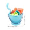 BCOATH Beach for Outdoor Sand Play Durable Sand Bucket and Cartoon Molds Lightweight Parent Creative Beach Fun view 2