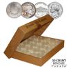 50 Nickel Direct-Fit Airtight 21mm Coin Capsule Holder Nickels with Box - Quantity: 50 view 2
