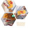 BRIGHTFUFU Light Sound Dinosaur Hand Puppet Large Educational DIY Hand for Realistic Texture Puppet for Storytelling and Bonding Fun Interactive Dinosaur view 2