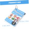 BCOATH Phonics English Spelling Cards with Random Cover Early Educational for Brain-Developed Flashcards Enhancing Memory Concentration and Word Recognition Skills view 2