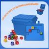 Fast Paced Family Dice Game, Fun 2-6-Person Board and Board Games, 80-Color Toss Challenge & Sticker Pack, Hilarious Game Night Entertainment view 4