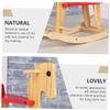 KOMBIUDA Wooden Rocking Horse Pine Rocker Chair Plaything for Riding Chair with Lovely Design and Strong Bearing Capacity view 2