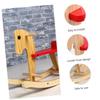 KOMBIUDA Wooden Rocking Horse Pine Rocker Chair Plaything for Riding Chair with Lovely Design and Strong Bearing Capacity view 4