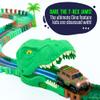 Dinosaur Jurassic Race Track Glow in The Dark Toy Playset - Includes Dino Figures, Epic Loop & Jaw Tunnel Set - Birthday for Kids, Boys & Girls 3-8 Years Old view 4