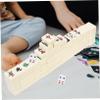 BCOATH Portable Mini Mahjong Kit Smooth Tiles Travel Set for Home Parties Bars Chinese Mahjong Game with Fine Workmanship and Lightweight Design view 4