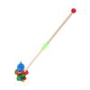 WHAMVOX Wooden Cartoon Animal Push Walker Walking Safe Materials Lightweight Portable Walker Push for Boys and Interactive Learning Plaything for Early Walking Development view 1