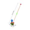WHAMVOX Wooden Cartoon Animal Push Walker Walking Safe Materials Lightweight Portable Walker Push for Boys and Interactive Learning Plaything for Early Walking Development view 2